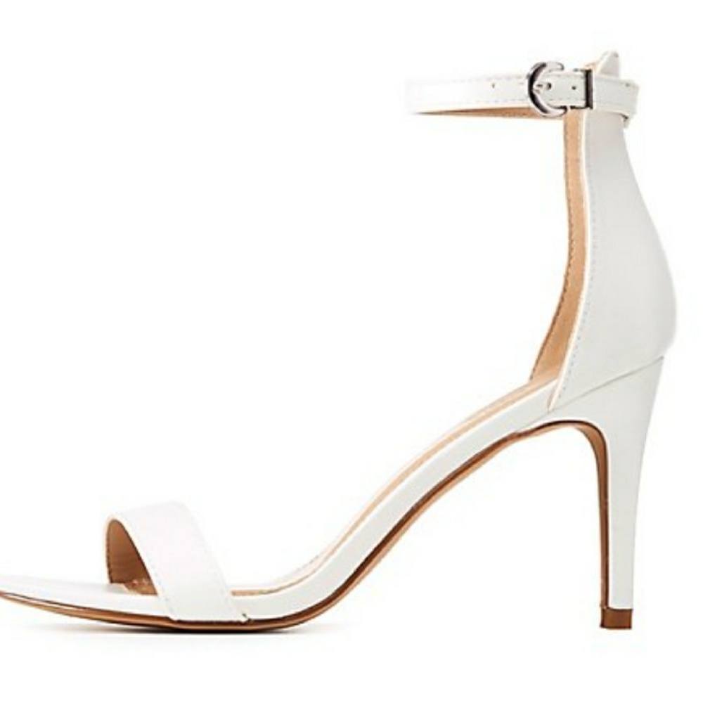 Charlotte Russe Rory White Heels